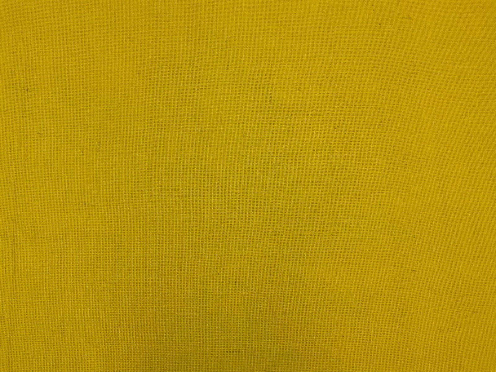 Bright Yellow Hessian Fabric