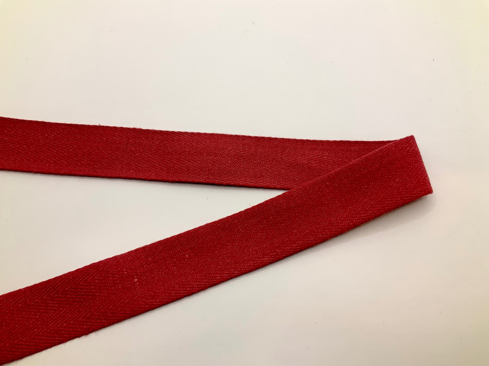 1" Cotton Tape Burgundy