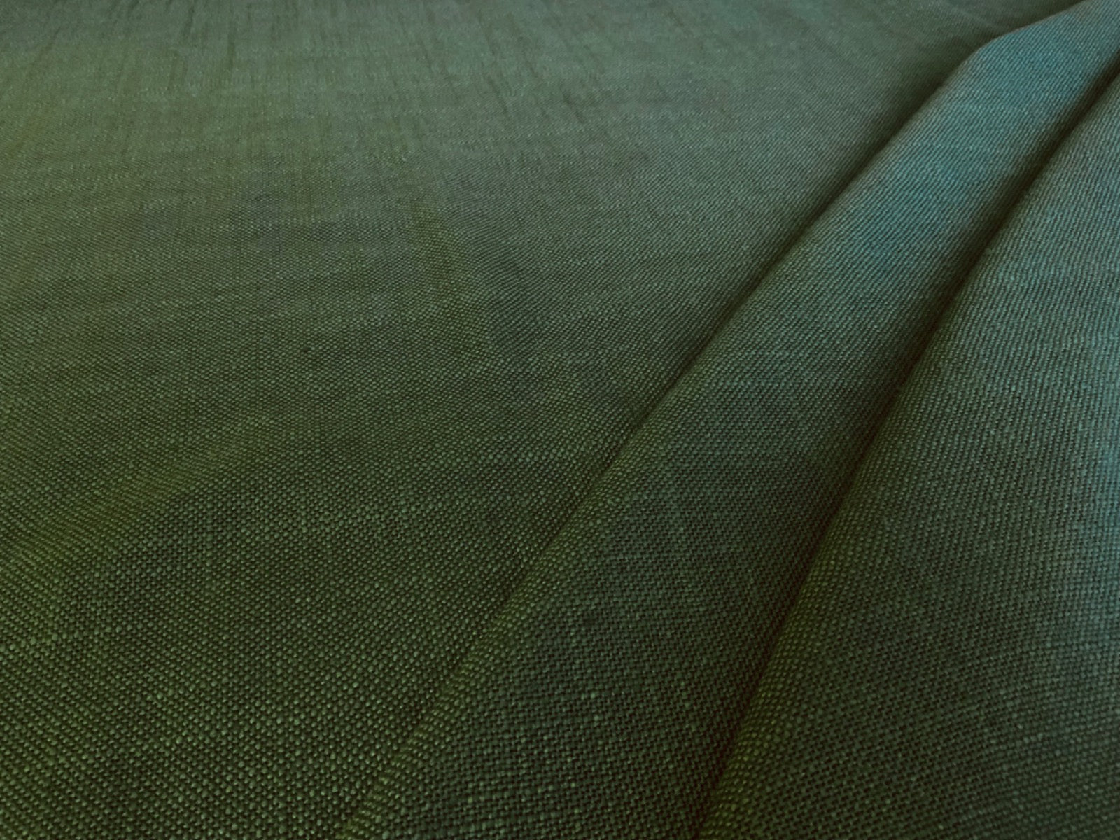 S244 Interiors Soft Drape Linen Forest Green