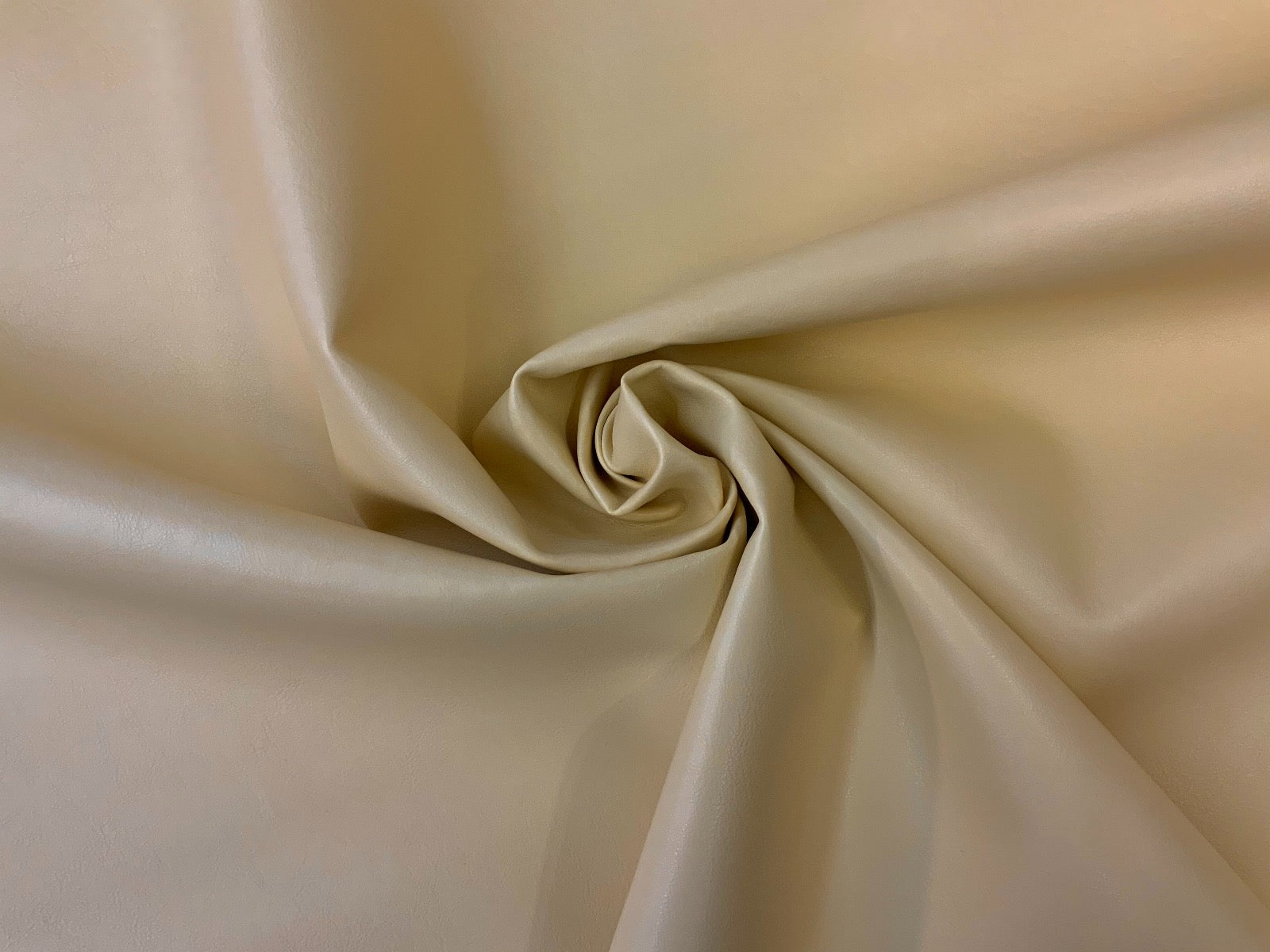 Cream Leatherette Fabric