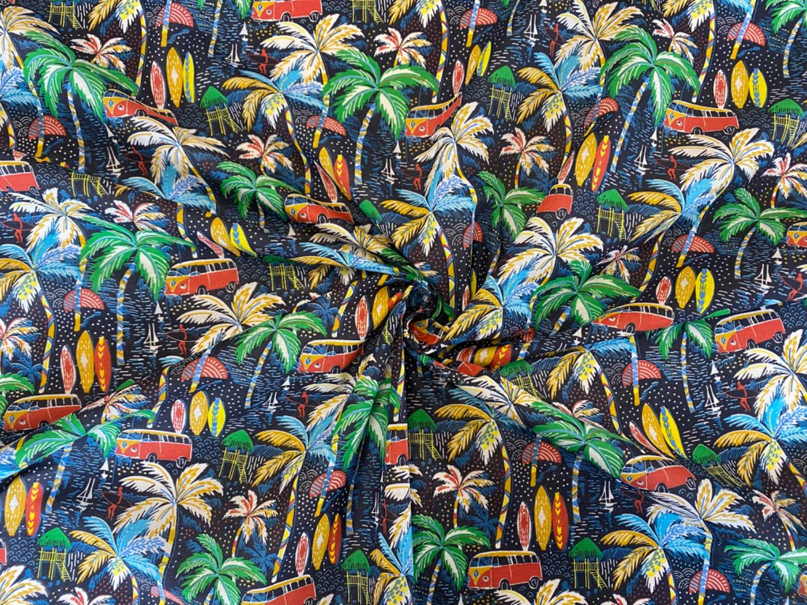 H316 Surf's Up Cotton Multi