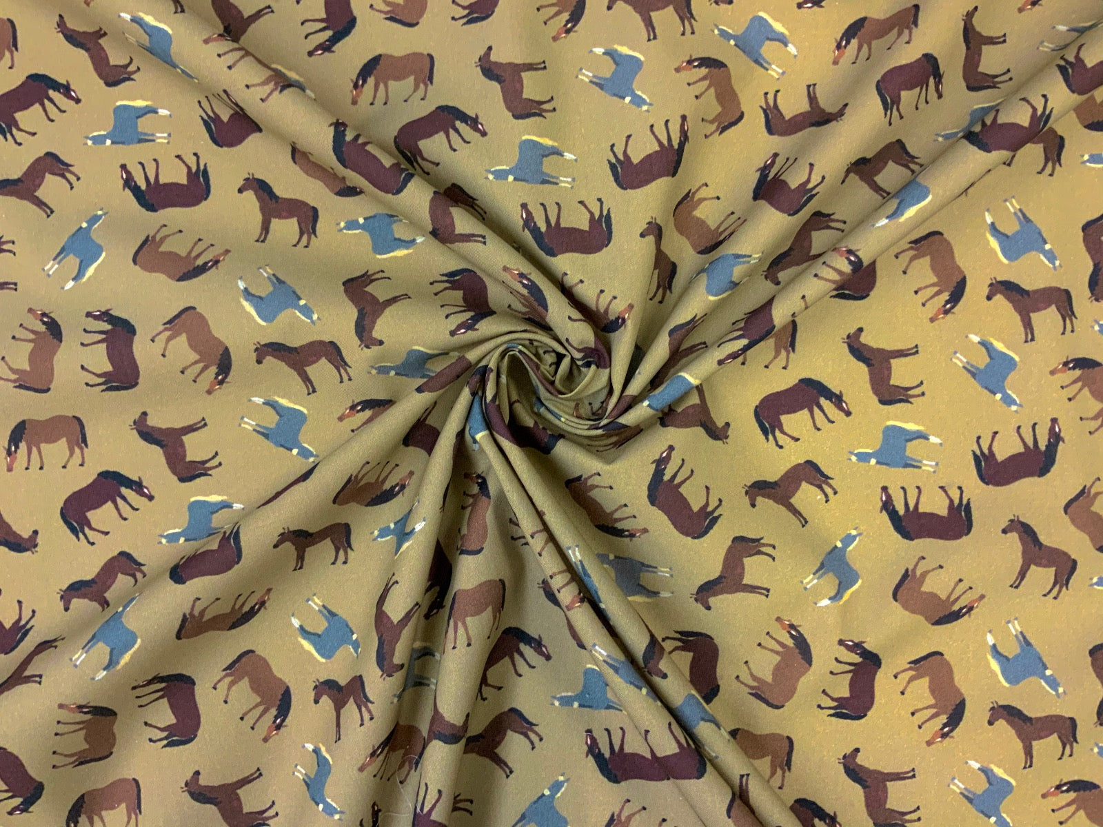 Horses Dress Cotton S83