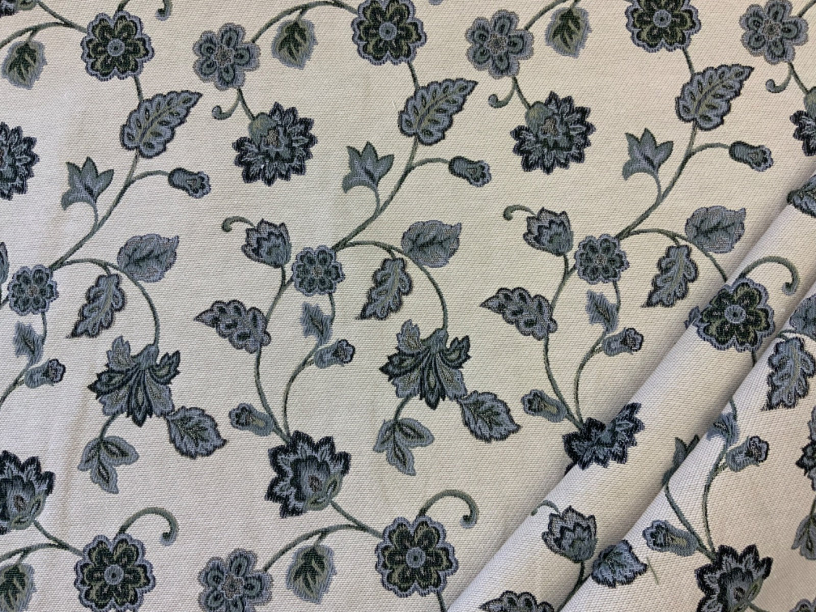 Tex Ex 2599 Bess Floral Tapestry Slate
