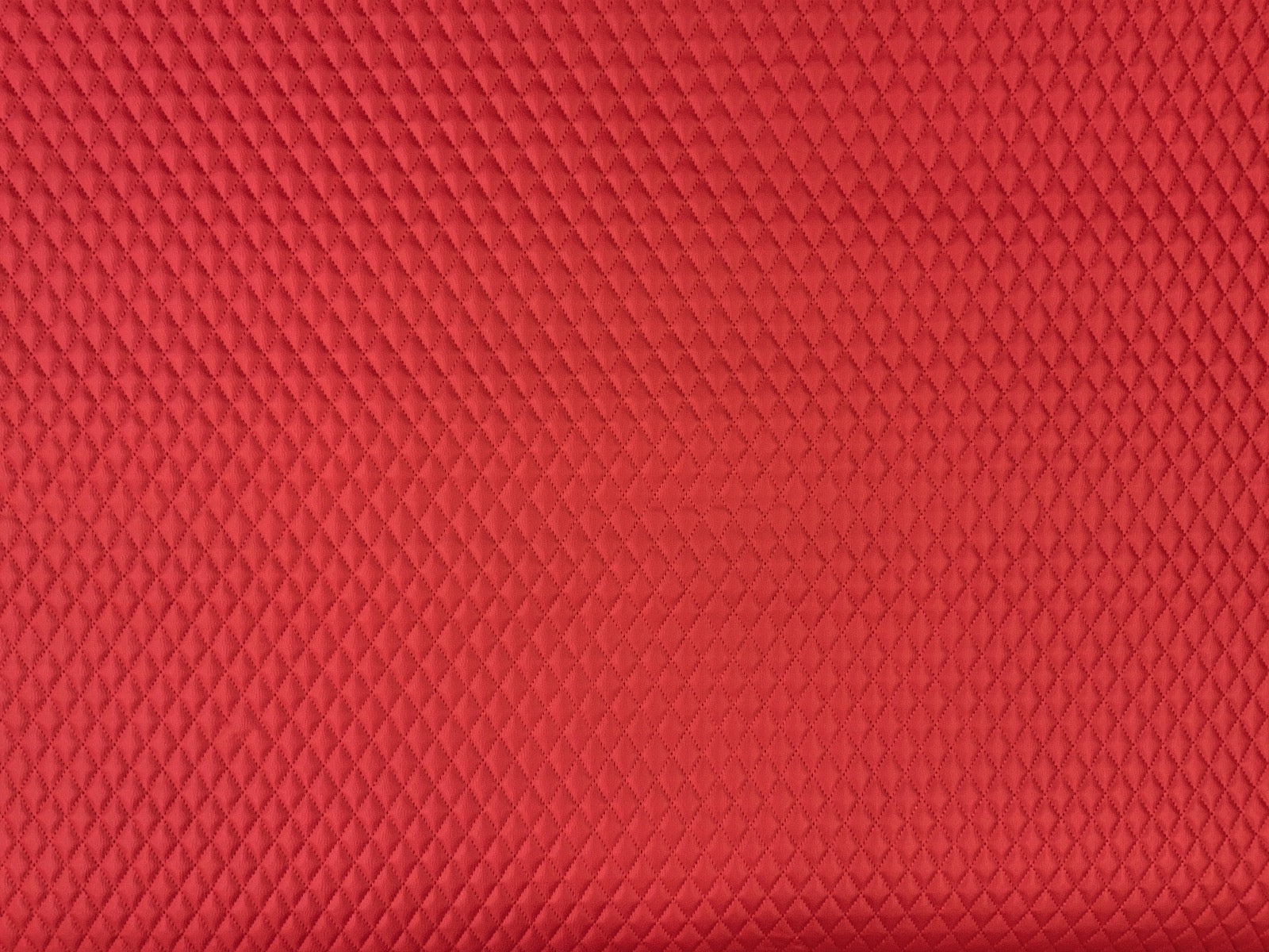 H288 Quilted Leatherette Red