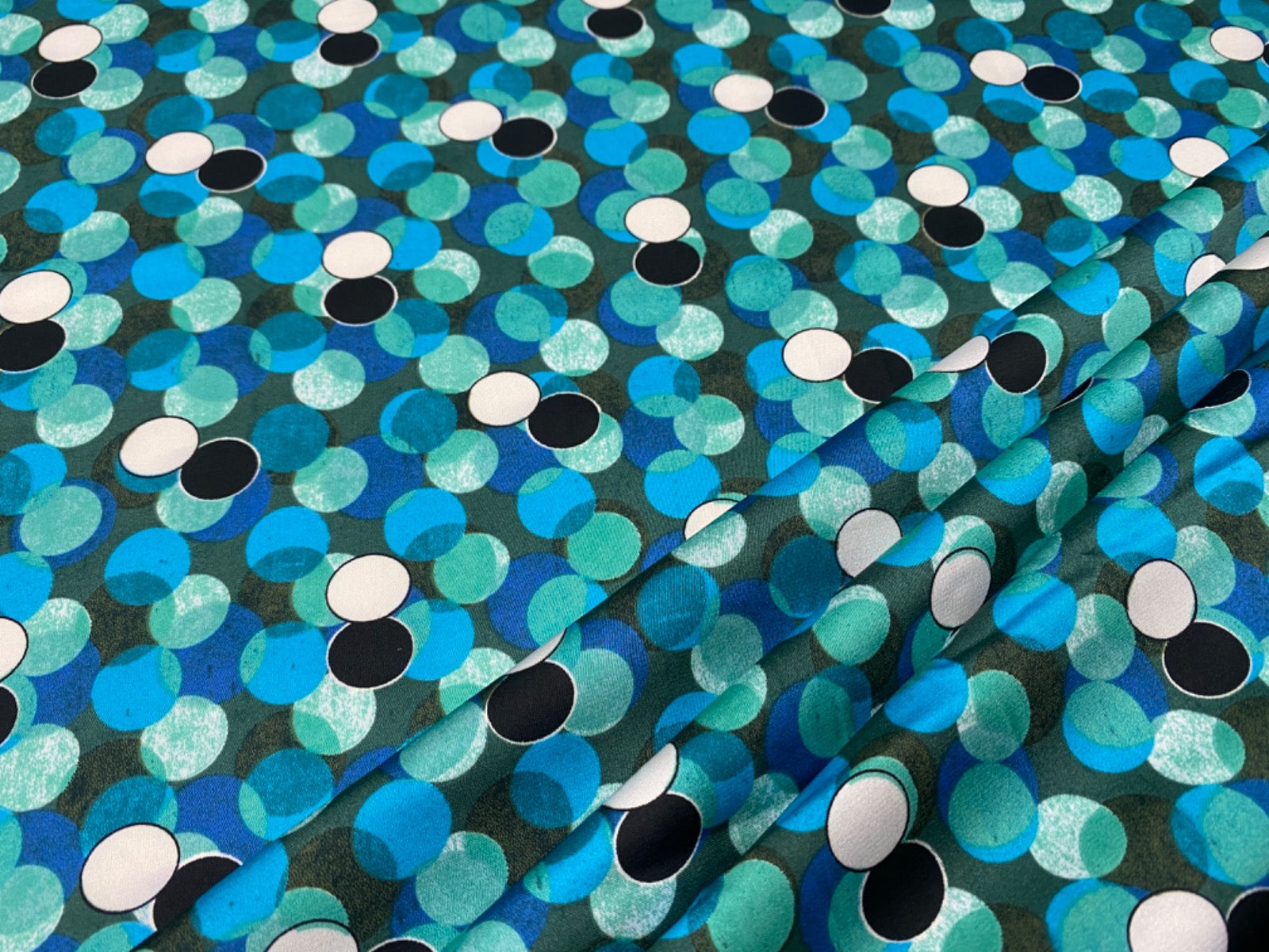 F345 Disco Spot Satin Teal