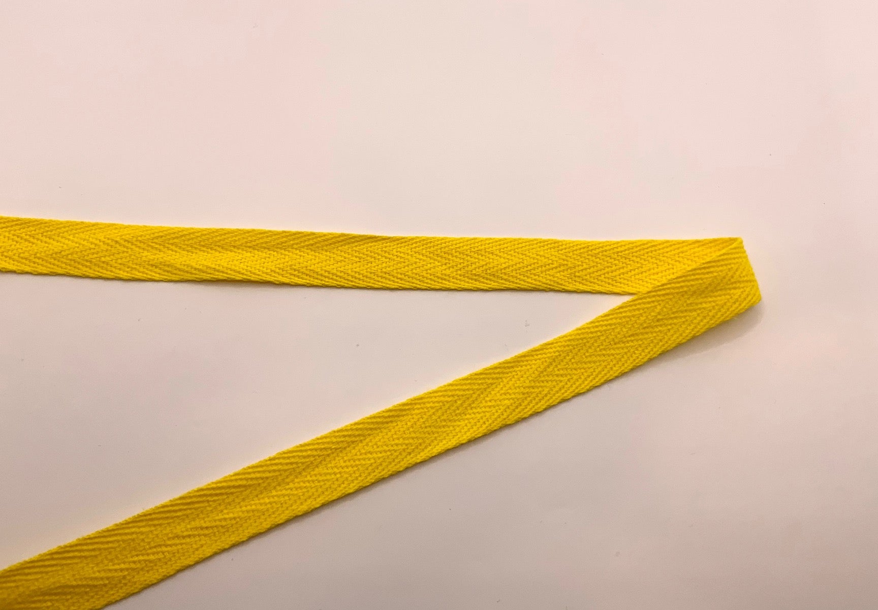 1/2" Cotton Tape Yellow