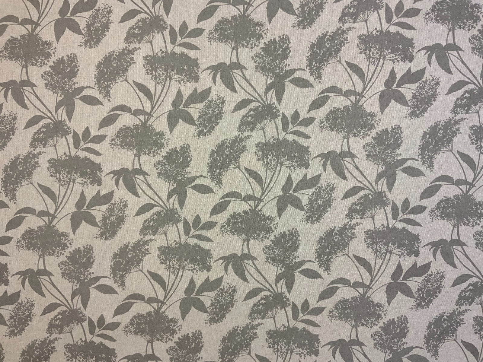 S187 Elderflower Oilcloth Taupe