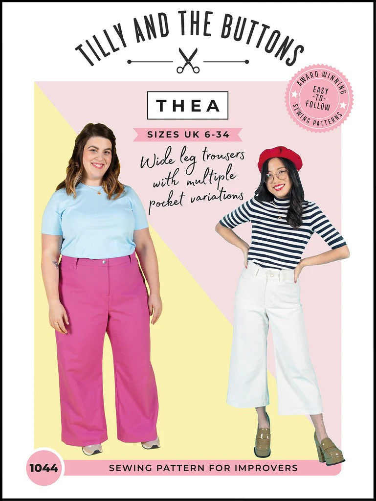Tilly And The Buttons Thea Wide Leg Trousers