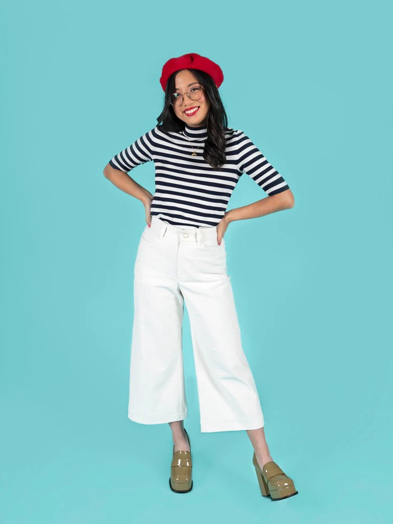 Tilly And The Buttons Thea Wide Leg Trousers