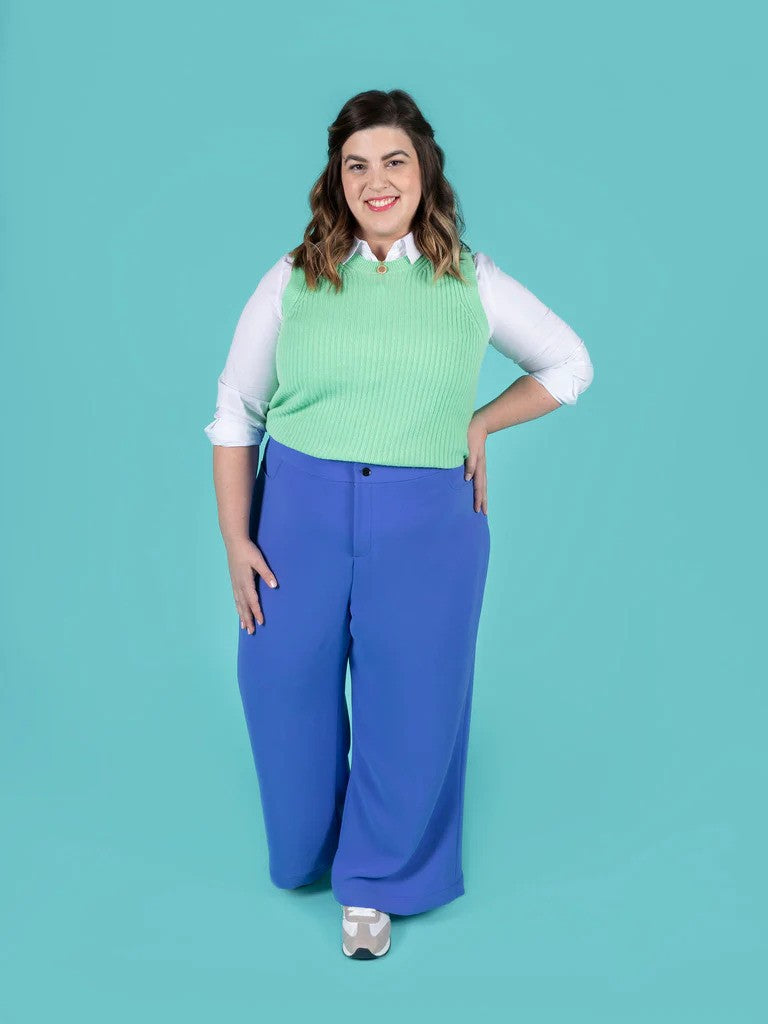 Tilly And The Buttons Thea Wide Leg Trousers