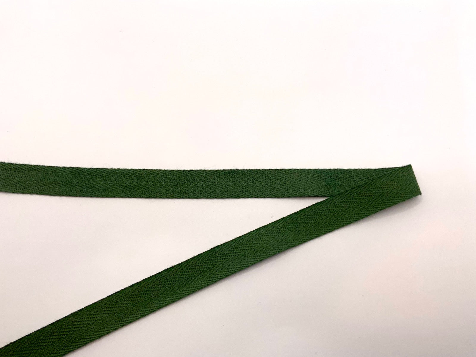 1/2" Cotton Tape Forest Green