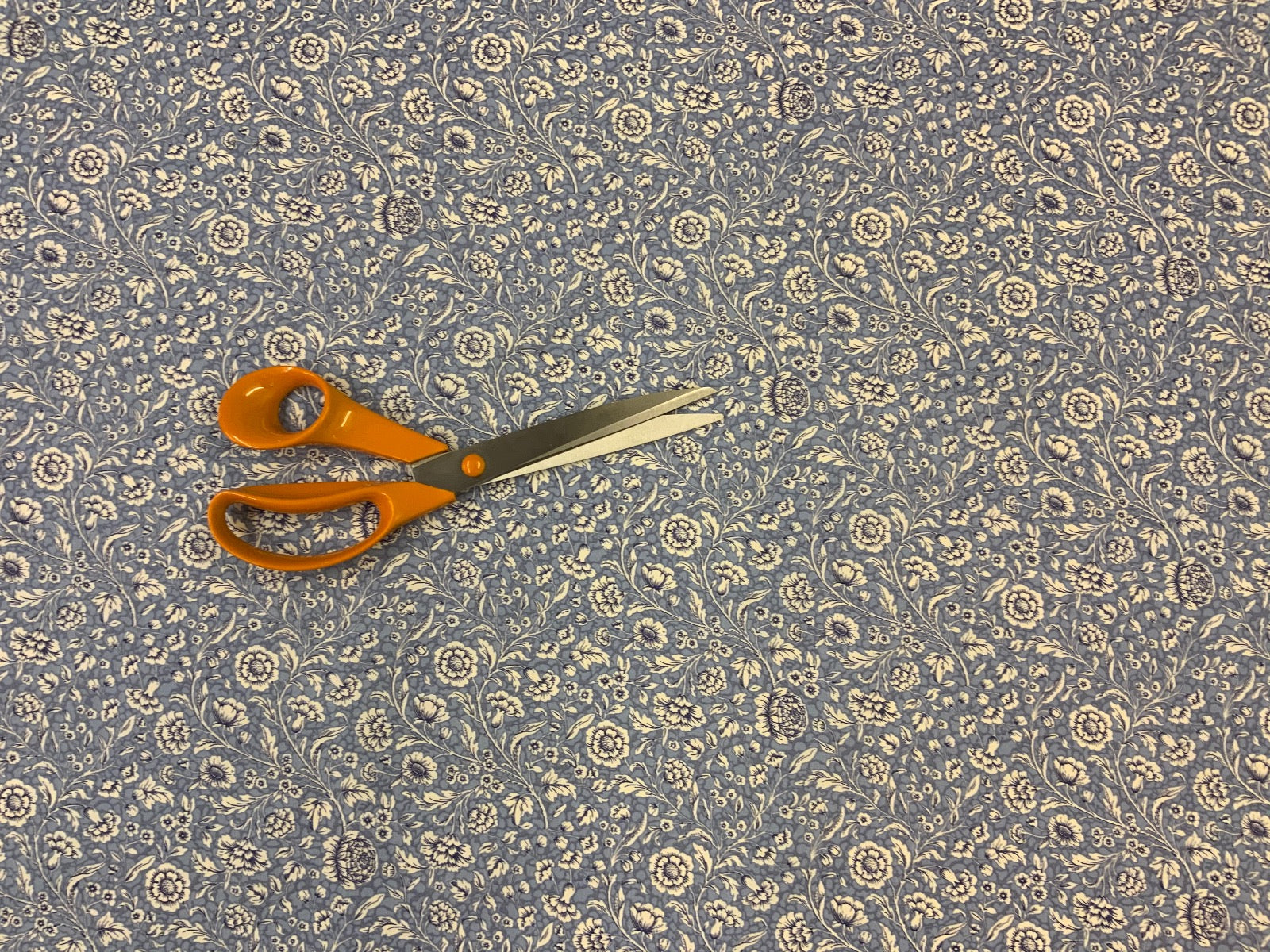 Art Nouveau cotton poplin Flower Denim C563