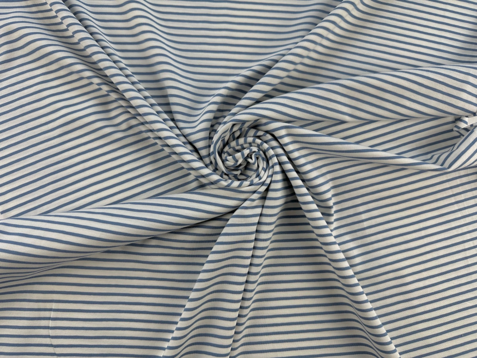 W04 Breton Stripe Jersey Denim