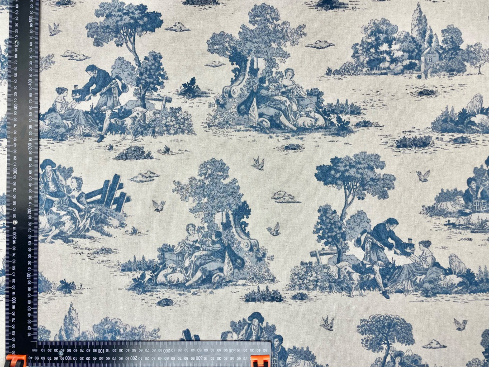 Country Toile Navy T491