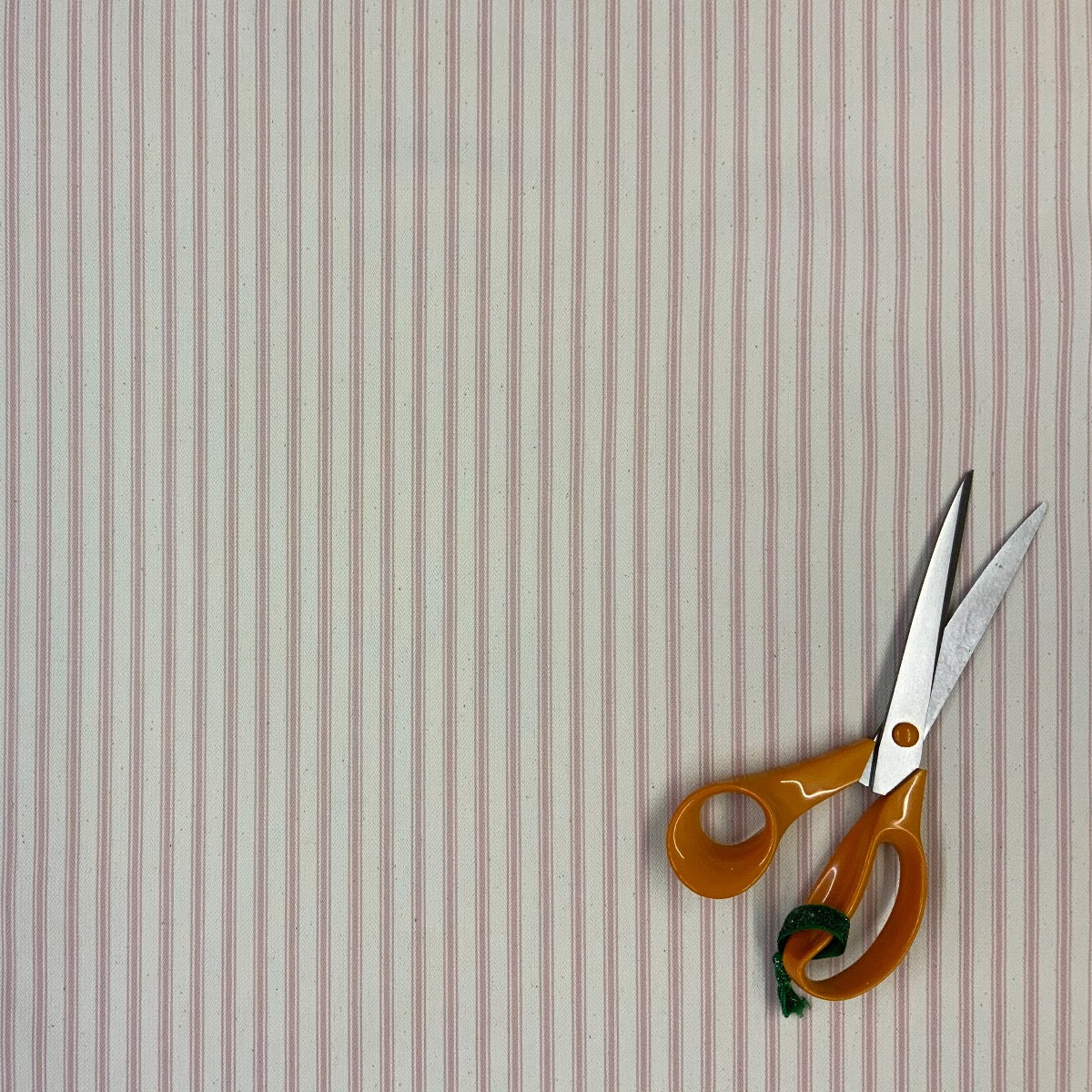 S197 French Woven Ticking Blush