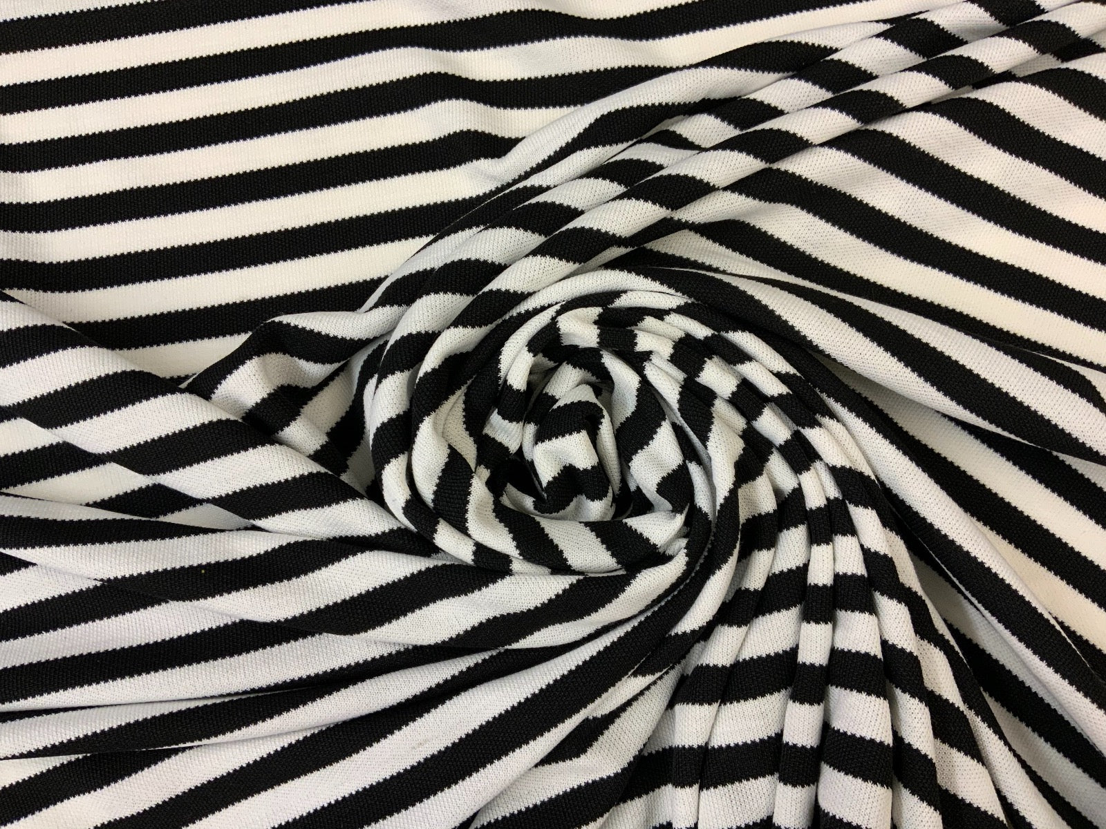F233 Parisian Stripe Ponte Roma