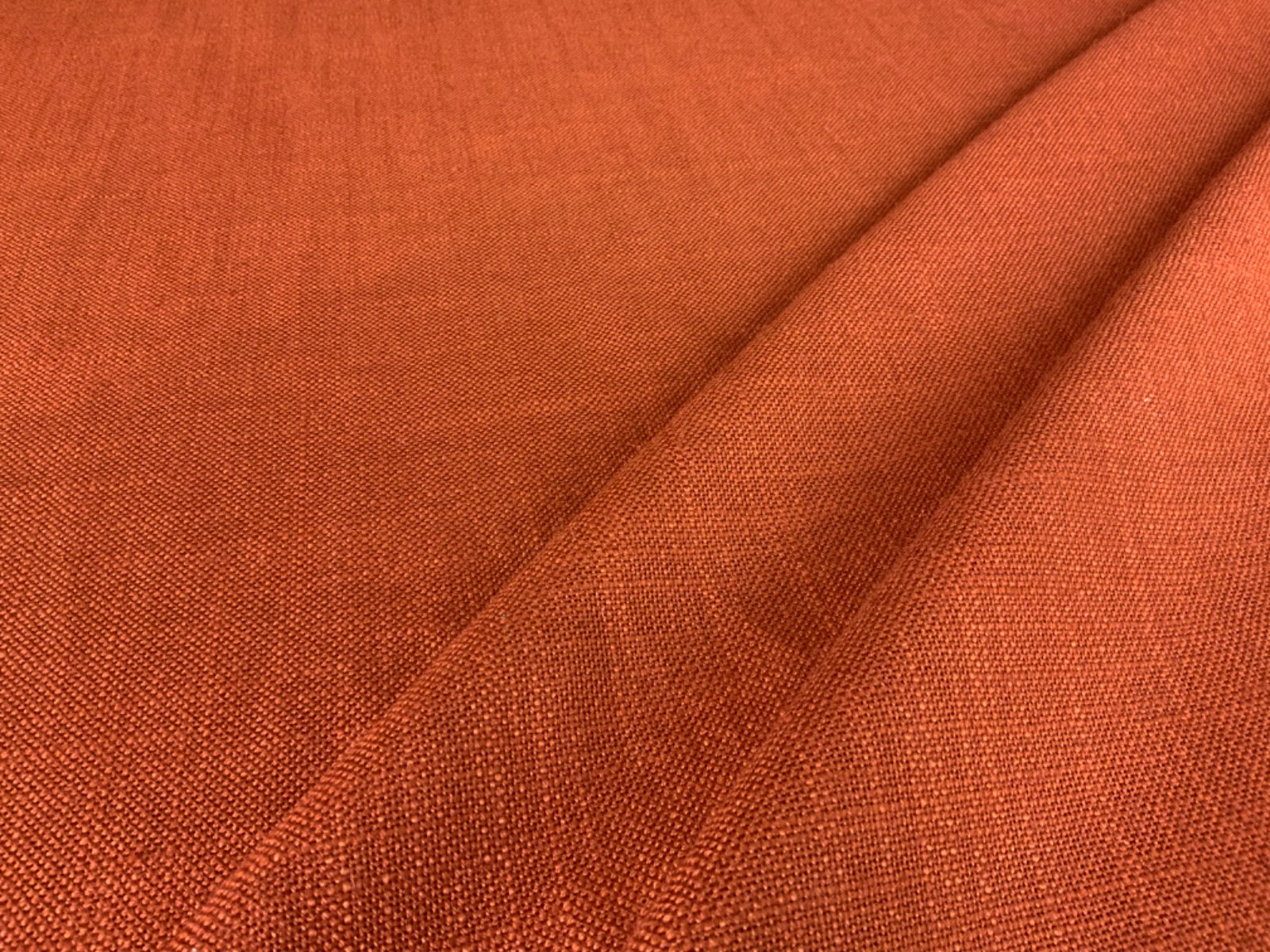 S246 Interiors Soft Drape Linen Henna Rust