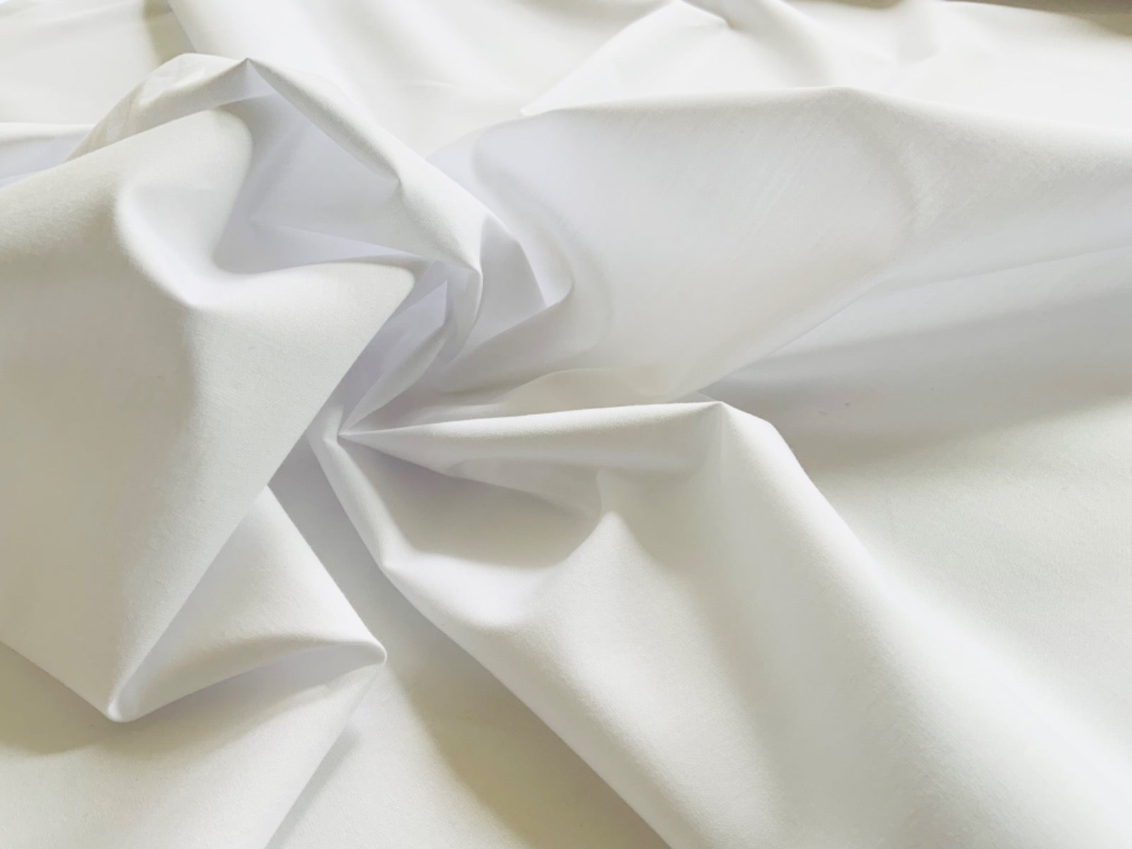 Plain Cotton Poplin White CP0001