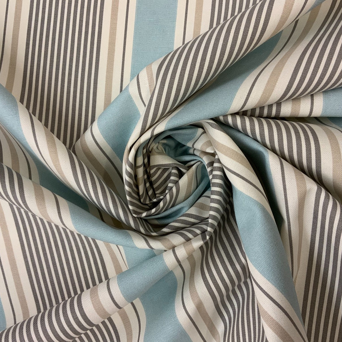 Clarke and Clarke Sail Stripe Mineral