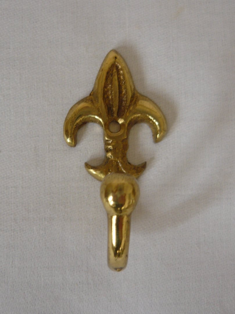 Wholesale Lot 25 x Fleur De Lys Tiebook Hooks