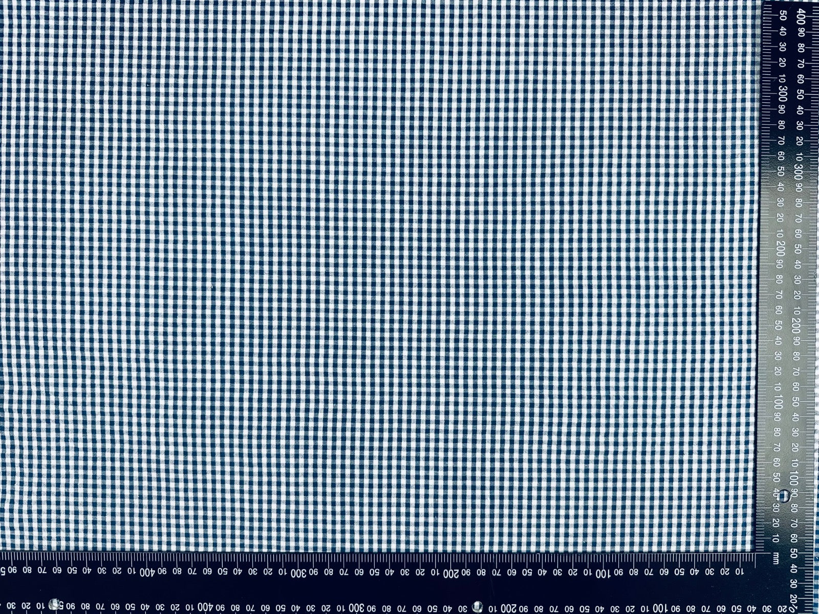 Seersucker Gingham Dark Blue C805