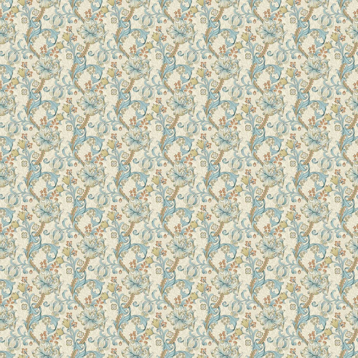 Clarke & Clarke Golden Lily Linen Teal