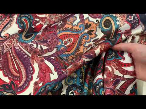 Retro Paisley Multi H294