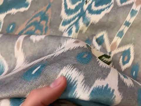 E193 Casablanca Ikat Velvet