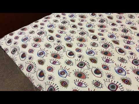 H290 Cyclopes Tapestry Ivory/ Multi