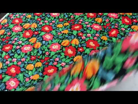 Freya Floral Cotton Lawn Black Tex Ex 2652