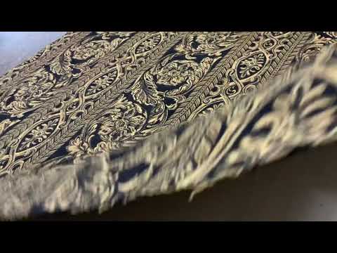 Tex Ex 2671 FR Chenille Floral Chain Tapestry