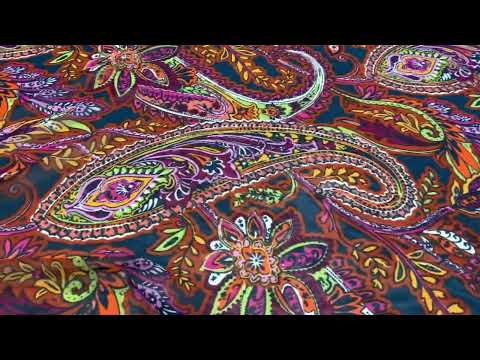 Giant Paisley Chiffon Multi F294