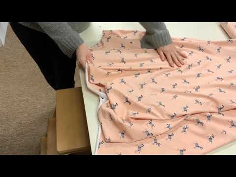 i466 Zebra Jersey Peach