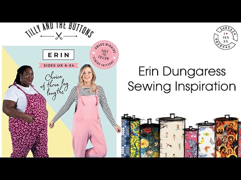 Tilly & The Buttons Erin Dungarees