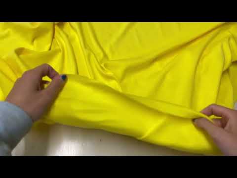 Plain Cotton Interlock Jersey Yellow Tex Ex 2752