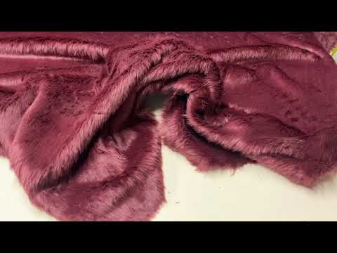 Luxury Faux Berry Bear Fur Tex Ex 2764