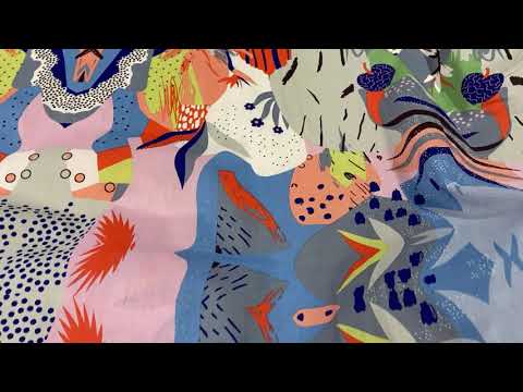 Tex Ex 2789 Multi Abstract Mirror Prints