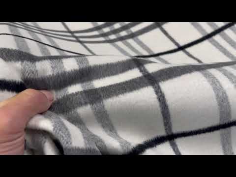 Yeti Tartan Wool Touch Monochrome F346