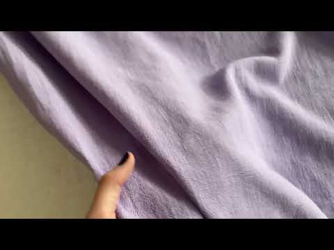 B374 Washed Ramie Linen Look Lilac