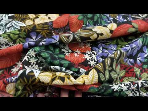 H325 Fallen Flowers Noir