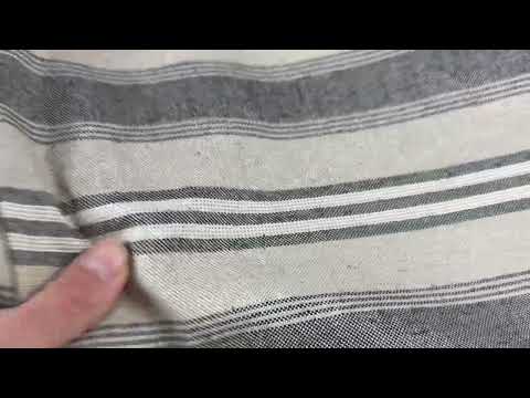 S261 Bolivian Stripe Linen Oilcloth