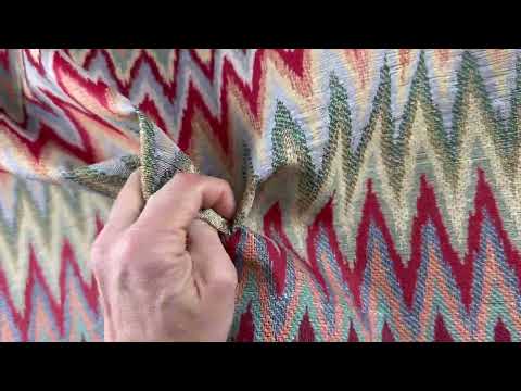 S263 Zig Zag Outdoor Tapestry Multi
