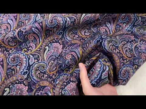 C764 Vintage Paisley cotton poplin