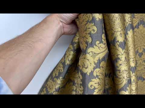 H344 Provence Damask Charcoal