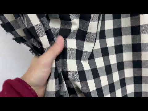 H360 Rustic Chunky Gingham Black