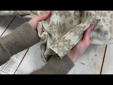 Cadair Welsh Blanket Rustic Weave Natural S271