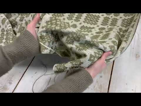 Cadair Welsh Blanket Rustic Weave Moss S272