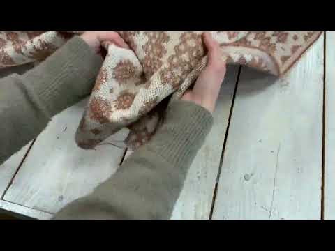 Cadair Welsh Blanket Rustic Weave Rust S273