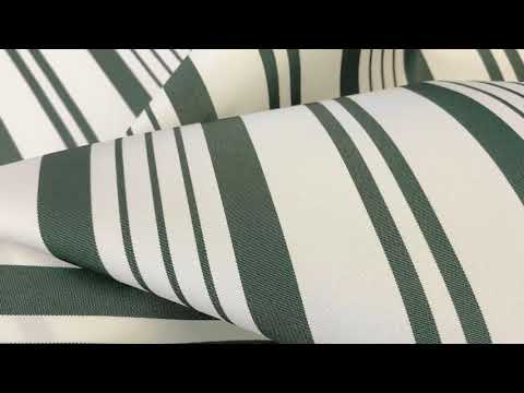 C671 Water Resistant Calabria Stripe Green