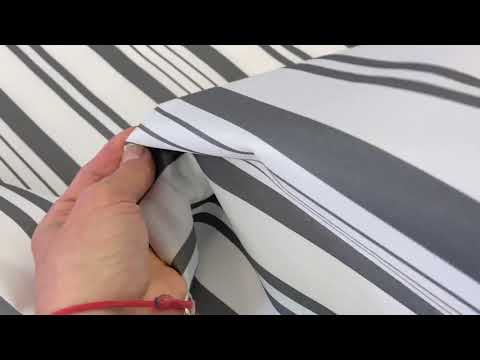 C672 Water Resistant Calabria Stripe Grey